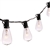 Outdoor/Indoor Traditional Weatherproof Patio String Cafe Lights with 25 Clear Bulbs - ALEKO