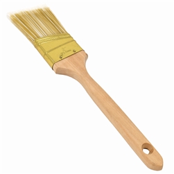 Angle Sash Polyester Paint Brush with Wooden Handle - Gold-Plated Steel Ferrule - 2 Inches - ALEKO