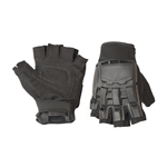ALEKO PBHFG44 Paintball Airsoft Outdoor Sports Half Finger Black Gloves (Choose your size)