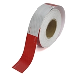 Reflective Red and White Safety Tape - 2 Inch x 150 Ft