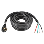 ALEKO&reg; RV50-36 36' (11m) 50Amp Power Cable With Regular male plug and 6" loose end