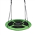 Outdoor Saucer Platform Swing with Adjustable Hanging Ropes - 47 Inches- Green - ALEKO