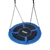 Outdoor Saucer Platform Swing with Adjustable Hanging Ropes - 47 Inches -Blue - ALEKO
