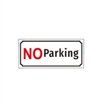 Aluminum No Parking Metal Sign - ALEKO